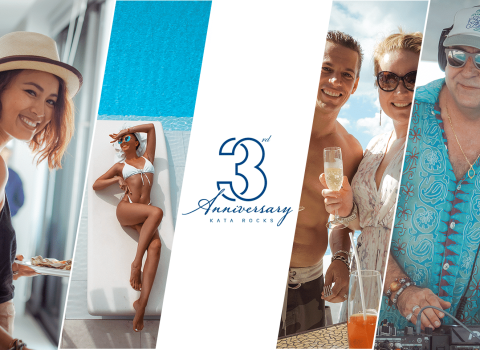 Kata Rocks’ celebrates Phuket luxury lifestyle with 3rd anniversary champagne brunch pool party